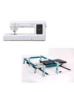 Grace Mini Quilter Frame with Baby Lock Allegro Quilting Machine Combo