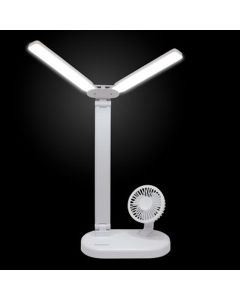 Nifty Notions LumiBreeze LED Desk Lamp and Fan