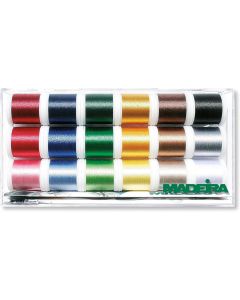 Madeira 18 Spool Polyneon Embroidery and Quilting Thread Set