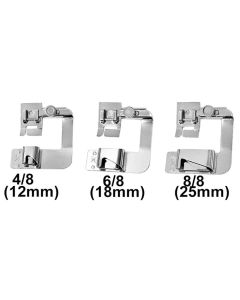 Sewing Machine 3 Piece Wide Hemmer Sewing Foot Set