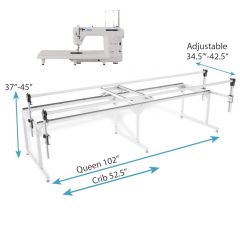 Juki TL2010Q Midarm Quilting Machine with Grace Q-Zone Queen Size Quilting Frame Combo + G Series Top Plate & Handles(Advanced Orders)