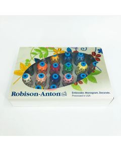 Robison Anton 24 Spool Poly Most Popular Color Thread Set
