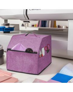 Serger Cover with Storage Pockets for Most Standard Overlock Machines Purple