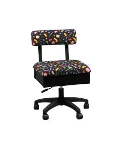 SewFine Hydraulic Sewing Chair in Sewing Notions Print (Advanced Orders)