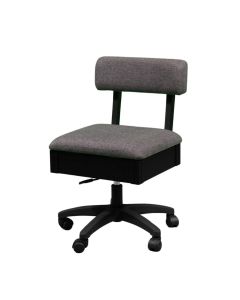 SewFine Hydraulic Sewing Chair in Slate Grey