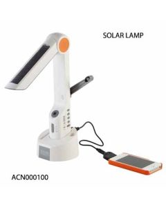 Crank Dynamo Solar Reading Lamp & Radio