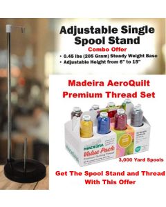 Madeira AeroQuilt Thread Set with Single Spool Stand
