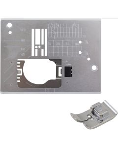 Janome Straight Stitch Needle Plate with Straight Stitch foot for Computerized Models (860405906) 