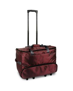 Janome Sewing Machine Trolley in Red Check - PRE-ORDER