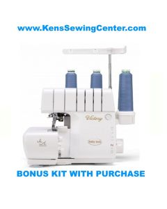 Baby Lock Victory 4 Thread Serger with Jet Air Threading with You Pick $189 Bonus Kit Offer