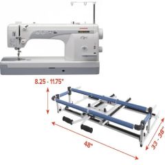 Grace Cutie Frame and Janome 1600P-QC Quilting Frame and Machine Combo