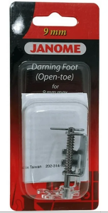 Janome Darning Foot (Open- Toe) - 9mm