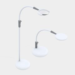 Daylight MAGnificent Pro Floor and Table LED Magnifying Lamp U25090
