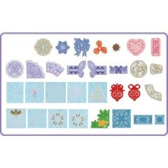 Brother SA378 No.78 Combination Lace Embroidery Card