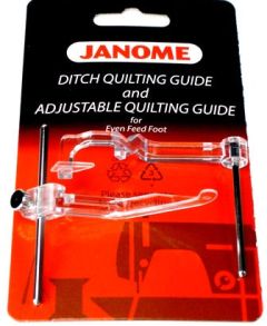Janome Adjustable Ditch Quilting Guide Set for Even Feed