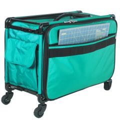 Tutto 28" Sewing and Embroidery Machine Trolley On Wheels in Turquoise