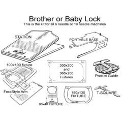 Hoopmaster BRPR1000 Kit for Brother PR and Baby Lock EMP