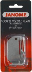 Janome Straight Stitch Foot with Needle Plate 767405018 for 1600p 