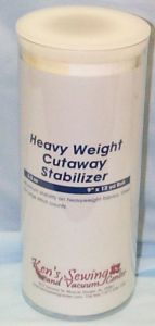 Ken's Sewing Cutaway Heavy Embroidery Stabilizer
