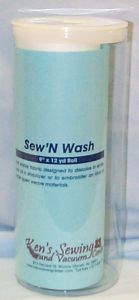 Ken's Sewing Sew N Wash Embroidery Stabilizer