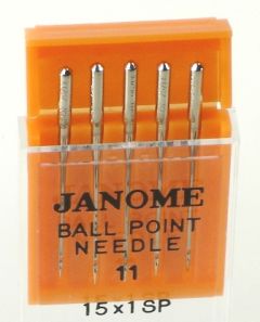 Janome Ball Point Size 11 Needle Pack