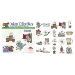 Dakota Collectibles Daisies Embroidery Designs