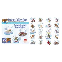 Dakota Collectibles Animals with Snowflakes Embroidery Designs