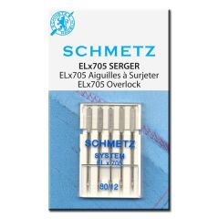 Schmetz Overlock Needle ELx705 for Sergers