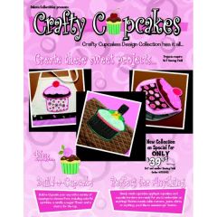 Dakota Collectibles Crafty Cupcakes Embroidery Card