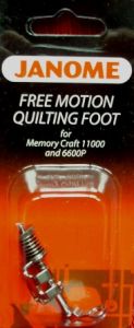 Janome Free Motion Quilting Foot with Small Stippling Head