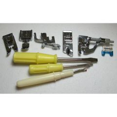 9 Piece Sewing Machine Foot Kit Snap On