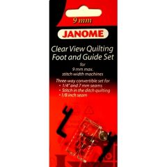 Janome Clearview Quilting Foot and Guide Set 9mm