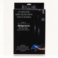 Riccar Supralite HEPA Vacuum Cleaner Bags Type F