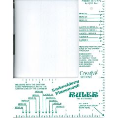 Creative Notions Adult Embroidery Placement Ruler