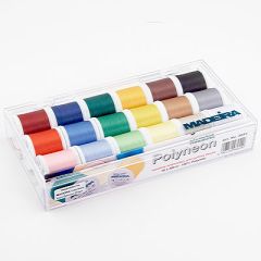 Madeira 18 Spool Polyneon Embroidery and Quilting Thread Set