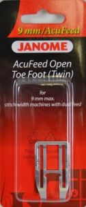 Janome Acufeed Open Toe Foot 9mm