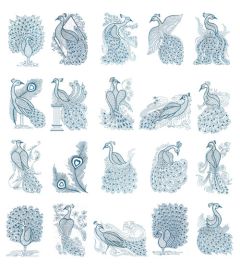 DIME Inspirations Embroidery Designs #27 Feathered Elegance