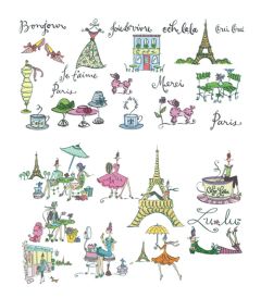 DIME Inspiration Collection Embroidery Designs #39 Lu-lu in Paris
