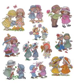DIME Inspiration Collection Embroidery Designs #49 Morehead Calico Cuties
