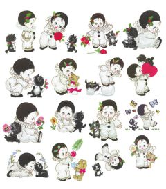DIME Inspiration Collection Embroidery Designs #55 Morehead Lil Pierrot