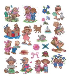 DIME Inspiration Collection Embroidery Designs #61 Morehead Summer Fun