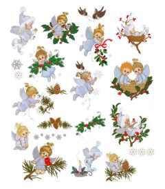 DIME Inspiration Collection Embroidery Designs #66 Morehead Winter Fairies & Angels