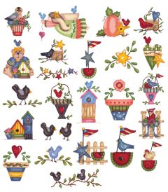 DIME Inspiration Collection Embroidery Design #71 Susan Schmitz Liberty Garden