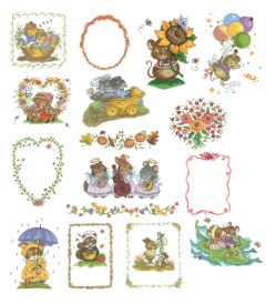 DIME Inspiration Collection Embroidery Designs #74 Tina Wenke Cute Critters