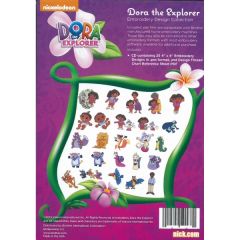 Brother Nickelodeon Dora the Explorer Embroidery Design Collection