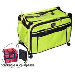 Tutto 20 Inch Sewing Machine Trolley on Wheels Lime
