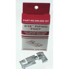 Janome Serger 3/16 Inch Piping Foot