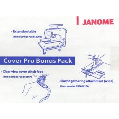 Janome Coverpro1000CPX 2000cpx Bonus Pack