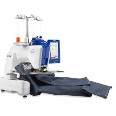 Brother Persona PRS100 Single Needle Commercial Embroidery Machine with Freemotion Quilting Attachment