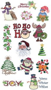 Designs in Machine Embroidery #95 Great Notions Christmas Greatest Hits
